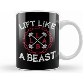 Humuts Lift Like A Beast Weightlifting Powerlifting Gym Beyaz Kupa