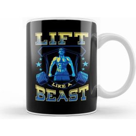 Humuts Lift Like A Beast Weightlifting Powerlifting Gym Beyaz Kupa