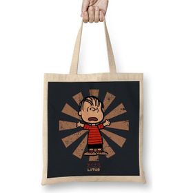 Humuts Linus Van Pelt Retro Japanese Bez Kadın Günlük Çanta