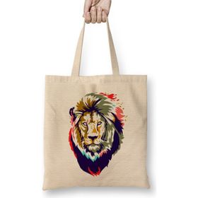 Humuts Lion Head Artwork Bez Kadın Günlük Çanta