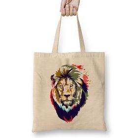 Humuts Lion Head Artwork Bez Kadın Günlük Çanta