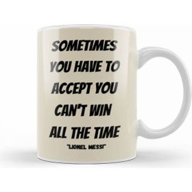 Humuts Lionel Messi Quotes Gifts Beyaz Kupa