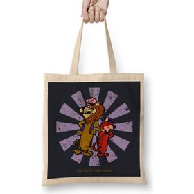 Humuts Lippy The Lion And Hardy Har Har Retro Japanese Bez Kadın Günlük Çanta