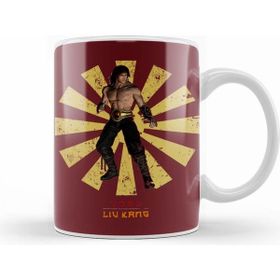 Humuts Liu Kang Retro Japanese Mortal Komba Beyaz Kupa