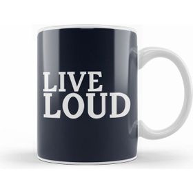 Humuts Live Loud Beyaz Kupa
