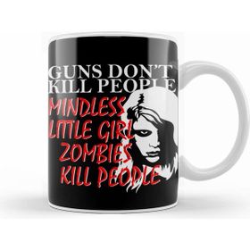Humuts Living Dead Girl Guns Dont Kill People Beyaz Kupa