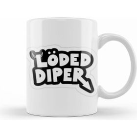 Humuts Loaded Diaper Logo Beyaz Kupa