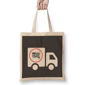 Humuts Loaded Diaper Logo Uzun Saplı Açık Bej Bez Çanta