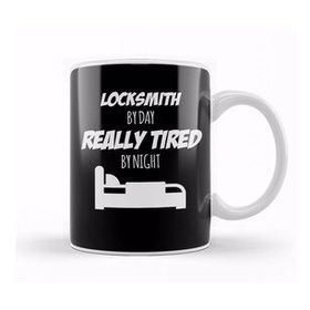 Humuts Locksmith Job Gift for Every Locksmith Funny Slogan Hobby Work Worker Fun Beyaz Kupa