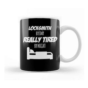 Humuts Locksmith Job Gift for Every Locksmith Funny Slogan Hobby Work Worker Fun Beyaz Kupa