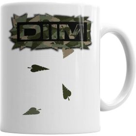 Humuts Logo Dıım Floral Camuflado Beyaz Kupa