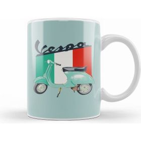 Humuts Logo Vespa Beyaz Kupa