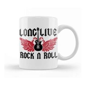 Humuts Long Live Rock N Roll 04 Beyaz Kupa