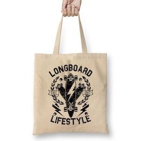 Humuts Longboard Lifestyle Uzun Saplı Açık Bej Bez Çanta