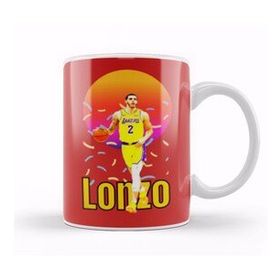 Humuts Lonzo Ball Lonzo Ball Vintage Art Legend Basketball Gift Beyaz Kupa