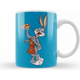 Humuts Looney Tunes Bugs Bunny Beyaz Kupa