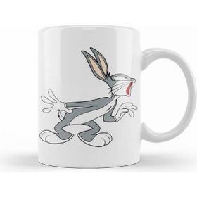 Humuts Looney Tunes Bugs Bunny Beyaz Kupa