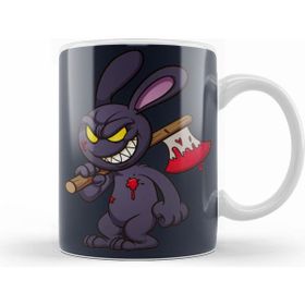 Humuts Looney Tunes Evil Bunny Cartoon Beyaz Kupa