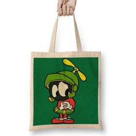 Humuts Looney Tunes Marvin The Martian Bez Uzun Saplı Açık Bej Rengi Çanta