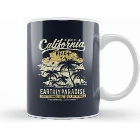 Humuts Los Angeles California Beach Beyaz Kupa