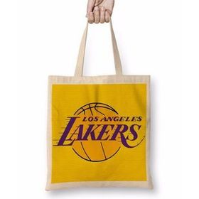 Humuts Los Angeles Lake Basketboll Uzun Saplı Açık Bej Bez Çanta
