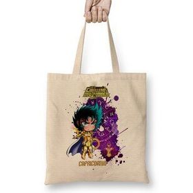 Humuts Los Caballeros Del Zodiaco La Saga Hades Cancer Uzun Saplı Açık Bej Bez Çanta