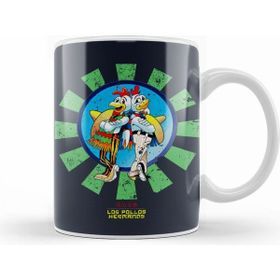 Humuts Los Pollos Hermanos Retro Japanese Breaking Bad Beyaz Kupa