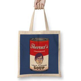 Humuts Louis Theroux Campbell Soup Warhol Bez Uzun Saplı Açık Bej Rengi Çanta