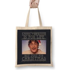 Humuts Louis Theroux Is For Life Not Just For Christmas Bez Uzun Saplı Açık Bej Rengi Çanta