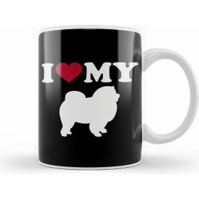 Humuts Love My Chow Chow Beyaz Kupa