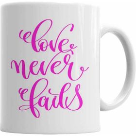 Humuts Love Never Fails Beyaz Kupa