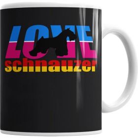 Humuts Love Schnauzer Beyaz Kupa