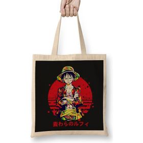 Humuts Luffy One Piece 011 Bez Uzun Saplı Açık Bej Rengi Çanta