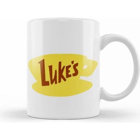 Humuts Lukes Beyaz Porselen Kupa Bardak
