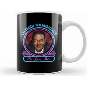 Humuts Luther Vandross the Love Man Beyaz Porselen Kupa Bardak