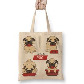 Humuts Mae De Pug Köpek Bez Kadın Günlük Çanta