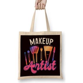 Humuts Make Up Artist Cosmetics Lipstick Cosmetologist Beauty Salon Bez Kadın Günlük Çanta
