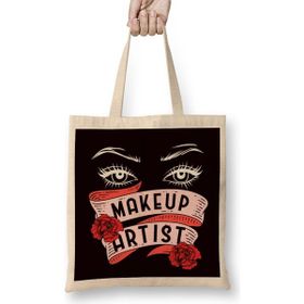 Humuts Make Up Artist Cosmetics Lipstick Cosmetologist Beauty Salon Bez Kadın Günlük Çanta