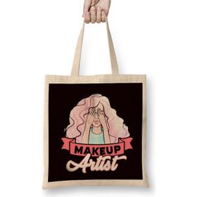 Humuts Make Up Artist Cosmetics Lipstick Cosmetologist Beauty Salon Bez Kadın Günlük Çanta