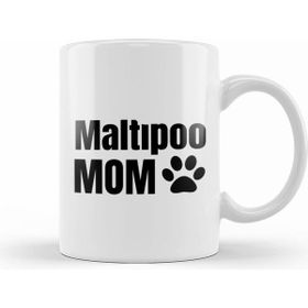 Humuts Maltipoo Mom Beyaz Kupa