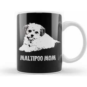 Humuts Maltipoo Mom Maltipoo Design Beyaz Kupa