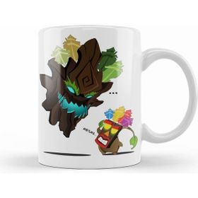 Humuts Maokai Mascara Crash Beyaz Kupa