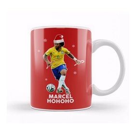 Humuts Marcel Hohoho Vieira Football Christmas Beyaz Kupa
