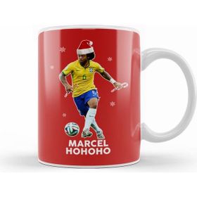 Humuts Marcel Hohoho Vieira Football Christmas Beyaz Kupa