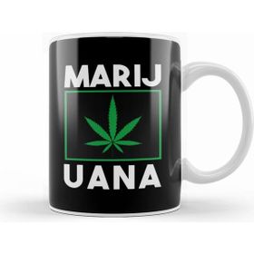 Humuts Marijuana Marij Uana Beyaz Kupa