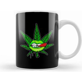 Humuts Marijuana Mouth Beyaz Kupa