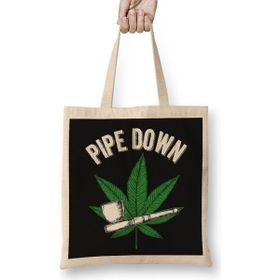 Humuts Marijuana Pipe Down Bez Uzun Saplı Açık Bej Rengi Çanta