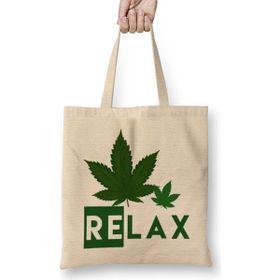 Humuts Marijuana Relax Bez Uzun Saplı Açık Bej Rengi Çanta