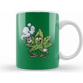 Humuts Marijuana Smoking Beyaz Kupa