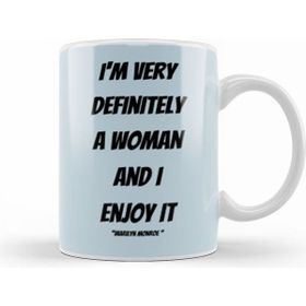Humuts Marilyn Monroe Quotes Art Gift Vintage Retro Style Beyaz Kupa